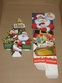vintage kinder surprise christmas packaging 2 from canada time left