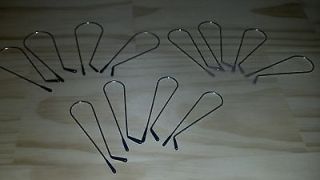 NEW~12 Multi sized Metal Hot Roller Clips~4 each of 3 sizes~Small 