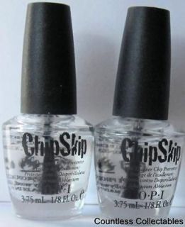 Set of 2 OPI MINI CHIP SKIP Nail Polish Prevents Nails From Chipping 
