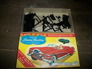 Vintage Precision Miniatures Thunderbird & MG Midget Kit #3753 Plastic 