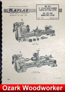   /CRAFTSMA​N 6 Metal Lathe NO. 618 Instructions & Parts Manual 0051