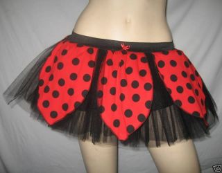 plus size lady bird ladybug bug tutu skirt fancy dress