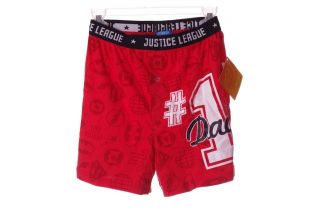   Batman Justice League Super Hero Dad Boxer Short Underwear Sm NEW