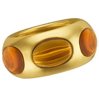 Pomellato Ring in 18k yellow gold with Bisanzio Madera Citrine Stone
