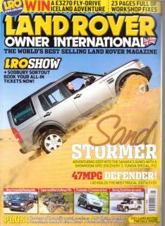 Land Rover Owner Magazine 7/08 Challenge 90s, Freelander 1, 110, 130 