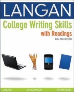   Writing Skills with Readings by John Langan 2010, Paperback