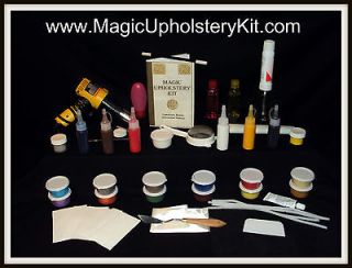 Magic Upholstery Mega Combo Kit  Repair Vinyl Leather Fabric Velour 