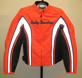 Womens Harley Davidson Waterproof Hi Vis Riding Jacket Tall/Reg/Plus 
