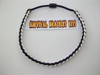 Paracord 550 survival necklace lanyard with break away safety buckle$