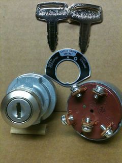 Newly listed NEW Kubota Key Switch with Front Plate and 2 Keys.Upgrade 