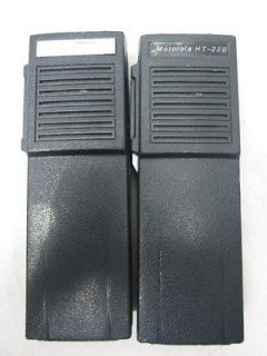 Lot of 2 Motorola HT220 Handie Talkie FM VHF Radios Vintage
