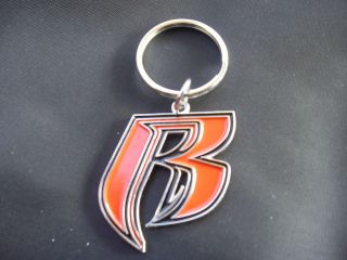 ruff ryders key chain red w black outline time left