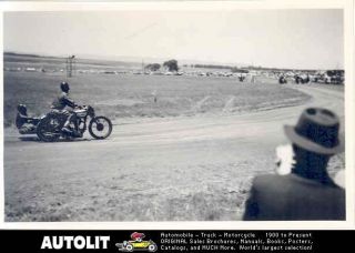 1947 south africa motorcycle race photo barn speedway time left