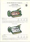 1920 ad Philadelphia Lawn Mowers Color Plates Horse Lawn Sweeper