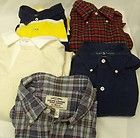 MENS RALPH LAUREN POLO CASUAL SHIRTS SIZE LARGE RUGBY BUTTON DOWN 