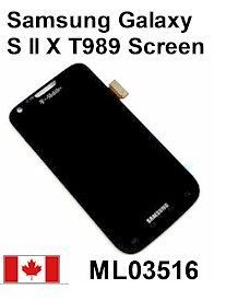 Samsung Galaxy S II 2 X T989 Front LCD Touch Digitizer Screen Assembly 