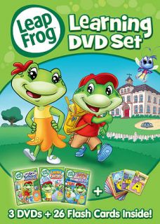 LeapFrog Learning DVD Set (DVD, 2009, 3