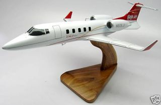 learjet 60 xr bombardier airplane desk wood model big from