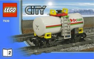 LEGO CITY TRAIN OCTAN OIL TANKER MINT 7939 (INTRNTNL SHIPPING)