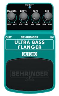 Behringer Ultra Bass FlangerBUF300 Flanger Guitar Effect Pedal