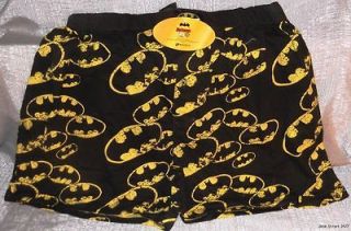 dc comics batman logo all over print black boxer shorts