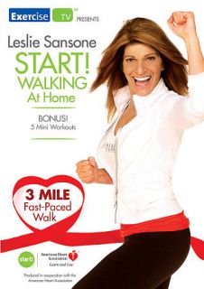 Leslie Sansone Start Walking at Home 3 Mile Fast Paced Walk DVD, 2011 