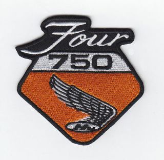 Honda 750 Four Motorcycle Embroidered cloth patch. Sew or Iron on