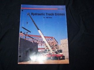link belt hydraulic truck crane 14 60 tons brochure expedited