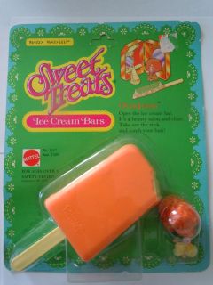 1979 Mattel Liddle Kiddle Sweet Treats Ice Cream Bars Oranjeana Beauty 