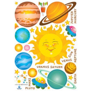 Solar System Instant Art Home Decor Removable Wall Sticker Decal