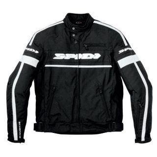 spidi scarface tex jacket black white size xxl