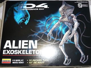Lindberg ID4 Independence Day Movie Alien Exoskeleton 77312 Model Kit 