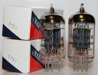 sovtek 5751 12ax7 pre amp tubes brand new matched pair