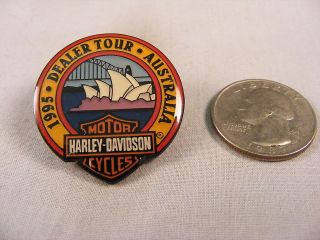 HARLEY DAVIDSON 1995 DEALER TOUR SYDNEY AUSTRALIA OPERA HOUSE PIN