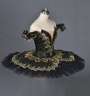 Classical Ballet Tutu Black Adult For Professional Competition 