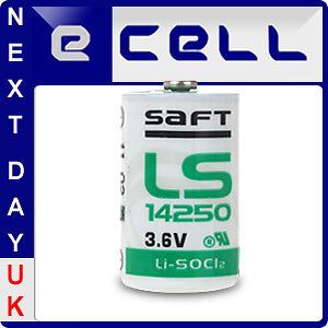   6V SAFT 1/2 AA LS 14250 LS14250 PRIMARY LITHIUM Li SOCl2 CELL BATTERY