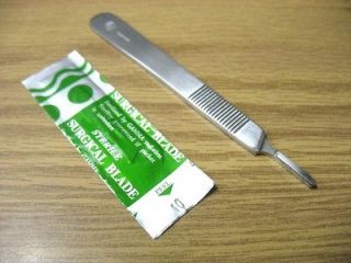 scalpel knife handle 3 20 sterile surgical blade 10