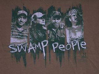 Swamp People (TV Show) T Shirt (Size Large, Color Tan) New