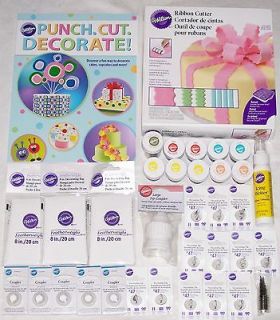 NEW WILTON ASSORTED CAKE DECORATING SUPPLIES. NEW