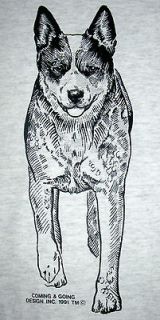 AUSTRALIAN CATTLE DOG aka QUEENSLAND HEELER Coming&Going Hanes T Shirt 