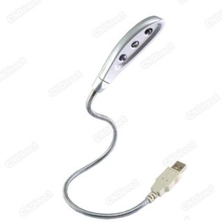 Hot Sale 3 LED USB Snake Light Lamp Durable Construction For Notebook 