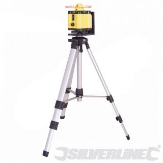 ROTARY LASER LEVEL KIT WITH TRIPOD IN CASE BUILDERS CARPENTRY CEILING 