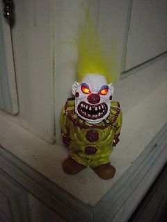 Laughing Light Up Full Body Clown Figure Evil Laugh With RED LED EYES 