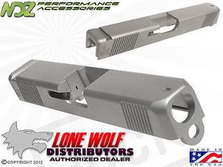 Lone Wolf LWD Glock Stainless Steel SST Replacment Slide 26 G27 33 