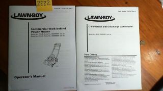 Lawn Boy Comm Walk behind Power Mower 22243 Owners Operator Manual 
