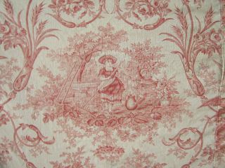 antique french daybed cover toile de jouy fabric ruffle time
