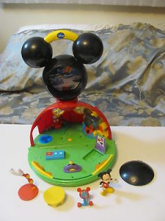 Disney Mickey Mouse Talking Clubhouse Playset Toy Set w Accessories