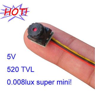 520TVL micro hd night vision security mini cctv camera module 0.008lux 