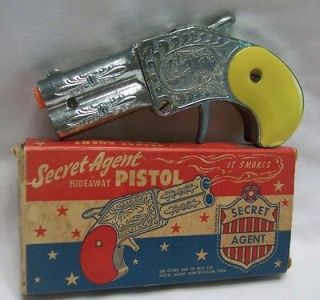 1950s Hamilton Secret Agent Cap Gun w/ Original Box Unfired