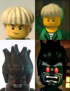   YOUR Lego NINJAGO Minifigures LORD GARMADON & LLOYD ZX Green Ninja